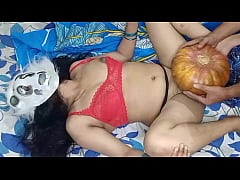 Play MP4 - Halloween Special XXX Beautiful Young Indian Teen Trick Fucked By Neighbor
