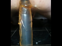 Play MP4 - i fuck my anal-cunt with a fat dildo&period; Deep juicy gay solo dildo fuck