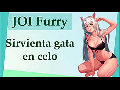 Play MP4 - JOI Furry hentai&period; Sirvienta maid en celo&period;