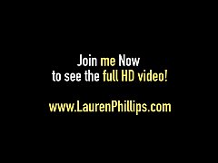 Play MP4 - Busty Red Head Lauren Phillips Displays Her Hot Flexibility&excl;