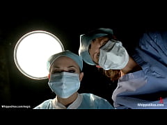 Play MP4 - Bound lesbian spanked by doctor