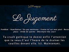 Play MP4 - Le Jugement - French JOI Goth gf