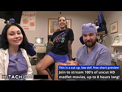 Play MP4 - Lesbian Gets Mandatory Hitachi Orgasms From Doctor-Tampa - Stefania Mafra