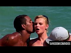 Play MP4 - Blonde Tarra White interracial threesome