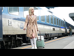 Play MP4 - Sexy Blonde Sky Pierce Enjoys Some Balls Deep Fucking With Stranger GP2914