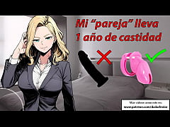 Play MP4 - Mi novio lleva a&ntilde;os en castidad&period; Usamos consolador&comma; su polla no hace falta&period; Relato er&oacute;tico&period;