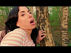 Play MP4 - Linda del Sol goes into the nature and fucks a big cock in her pussy and ass dry