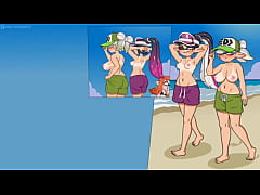 Play MP4 - Futanari Splatoon en la playa hot
