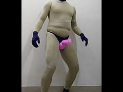 Play MP4 - Zentai rider penis cock transformation