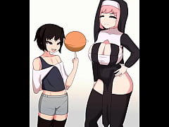 Play MP4 - Monja Futanari rega&ntilde;a a un chico por romper una venta