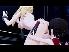 Play MP4 - sarada e marin kitagawa lesbian crossover