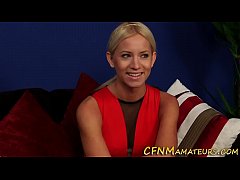 Play MP4 - Classy cfnm babe strokes