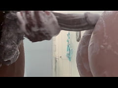 Play MP4 - She begged for anal in the shower&comma; but his massive BBC was way too big to fit&period; Still dripping wet&comma; she bent over the bed after the shower and took every inch doggystyle&comma; loud moaning as he stretched her out deep close up pov