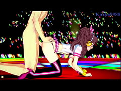 Play MP4 - Naoto Shirogane and Rise Kujikawa and Yu Narukami intense sex&period; - Persona 4 Hentai
