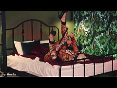 Play MP4 - Big ass moaning MILF in bondage tries to get out&comma; but&period;&period;&period;