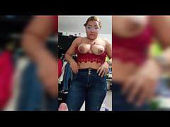 Play MP4 - Mexican brunette fucking her tall white neighbor with a big cock