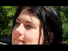 Play MP4 - Playful lesbian teens love to play with each others sex depraved pussies at the swimming pool