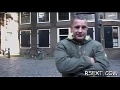 Play MP4 - Big ass hooker gets hairless love tunnel fingered and fucked hard