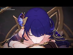 Play MP4 - Cum in Raiden Shogun Mouth &lpar;Sound Update&rpar;