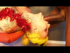 Play MP4 - Christmas blowbang bukkake&comma; female orgasm