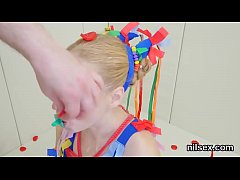 Play MP4 - Hot nympho is taken in anal nuthouse for awkward treatment