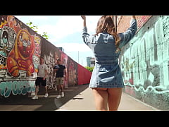 Play MP4 - FLASHING IN PUBLIC&semi; SHOWING HER PUSSY ON THE STREET&excl;