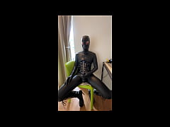 Play MP4 - Latexitaly plays with his huge rubber cock