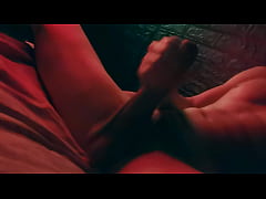 Play MP4 - Very passionately masturbates a huge cock at night and moans&excl;