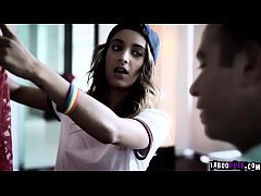 Play MP4 - Uma Jolie sucking her stepbros man meat giving him a sloppy blowjob before getting her lesbian pussy eaten