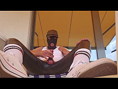 Play MP4 - scally lad wanks on the balcony