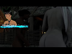 Play MP4 - Skyrim B and L mod - Going out and fucking a hot goth Vampire and having an orgy