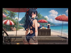 Play MP4 - Bluring the walls &lbrack; ROMANCE Hentai Game &rsqb; Ep&period;7 EXHIB COUPLE at the BEACH &excl;