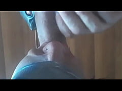 Play MP4 - Preview - Second view of a milf Hooded in nylon&comma; blindfolded with duct tape&comma; facialized&comma; and cummed in mouth