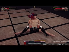 Play MP4 - Gigi VS Polly Plaything &lpar;Naked Fighter 3D&rpar;