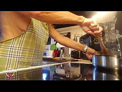 Play MP4 - nippleringlover nude kinky cooking - sexy panties - extreme pierced nipples