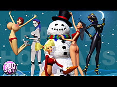 Play MP4 - 3DGSPOT - XXXmas Bimbo Dancers Shake Their Big Tits&excl; 3D ANIMATION&excl;