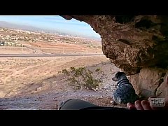 Play MP4 - Outdoor public blowjob in a cave