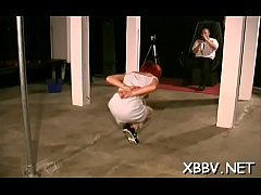 Play MP4 - Full sadomasochism tit castigation with hot woman acting obedient