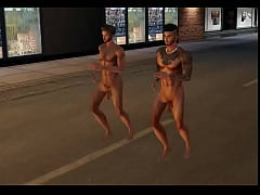 Play MP4 - NAKED JOG THROUGH THE CITY