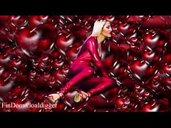 Play MP4 - Jerk off On My Sexy Red Catsuit Before locked in Chastity