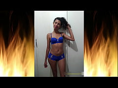 Play MP4 - Beautiful brunette in blue lingerie &lpar;Trailer 01&rpar;