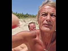 Play MP4 - Live sex show recording&comma; nudist beach&comma; mobile version 4K&comma; shemale girlfriend and cis man19&period;05&period;2025 1