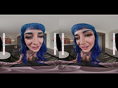Play MP4 - Blue haired beauity Jewelz Blu takes cock in Virtual Reality