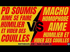 Play MP4 - Plan hard entre un fran&ccedil;ais h&eacute;t&eacute;ro macho puissant et un jeune gay soumis et faible