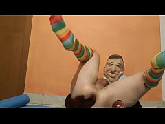 Play MP4 - Anal training with 2 big apples