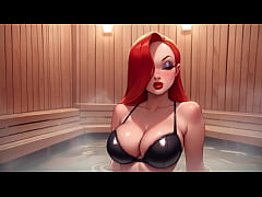 Play MP4 - Big Boobs Jessica MILF Bouncing Tits and Ass In The Sauna&excl; Free Ai