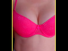 Play MP4 - WIFE stuns in amazing hot pink lacey bra