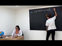 Play MP4 - Spoiled Indisciplined Fuck And Creampie His Hot Teacher In Time&comma; In The Classroom&excl;
