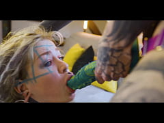 Play MP4 - Inked Burlesque Vixens Ass fucking Strap-on