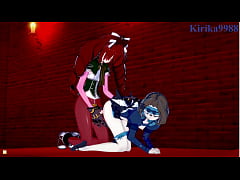 Play MP4 - Garie T&ucirc;m&acirc;n and Maria Cadenzavna Eve and Micha Jawk&acirc;n intense futanari sex&period; - Symphogear Hentai